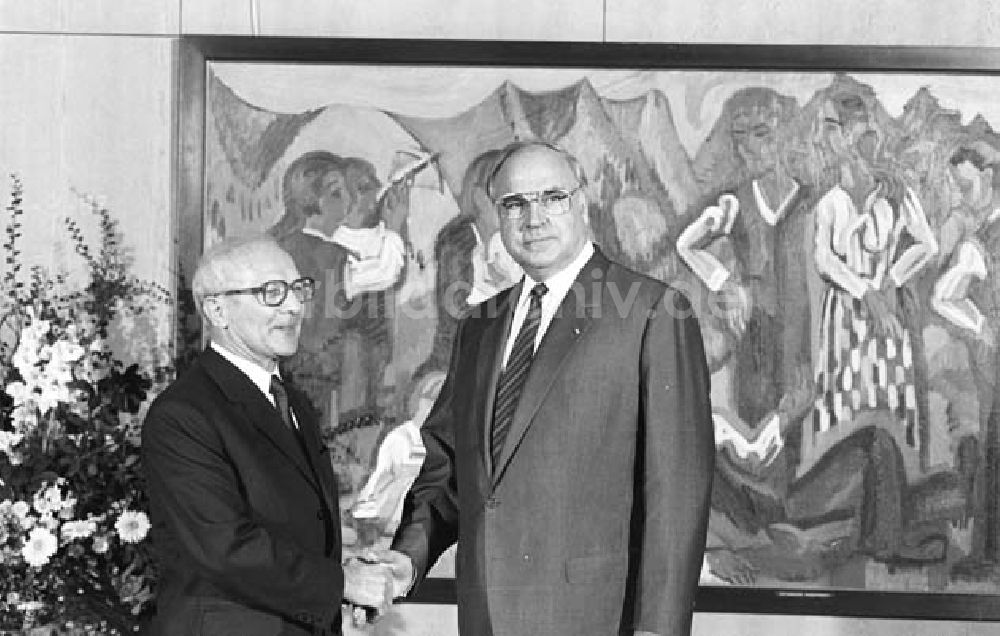 Bonn: Honecker-Besuch in Bonn