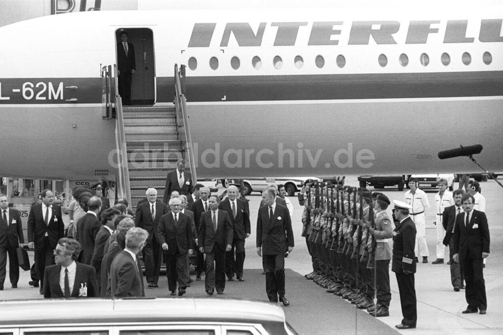 Bonn: Honecker-Besuch in Bonn