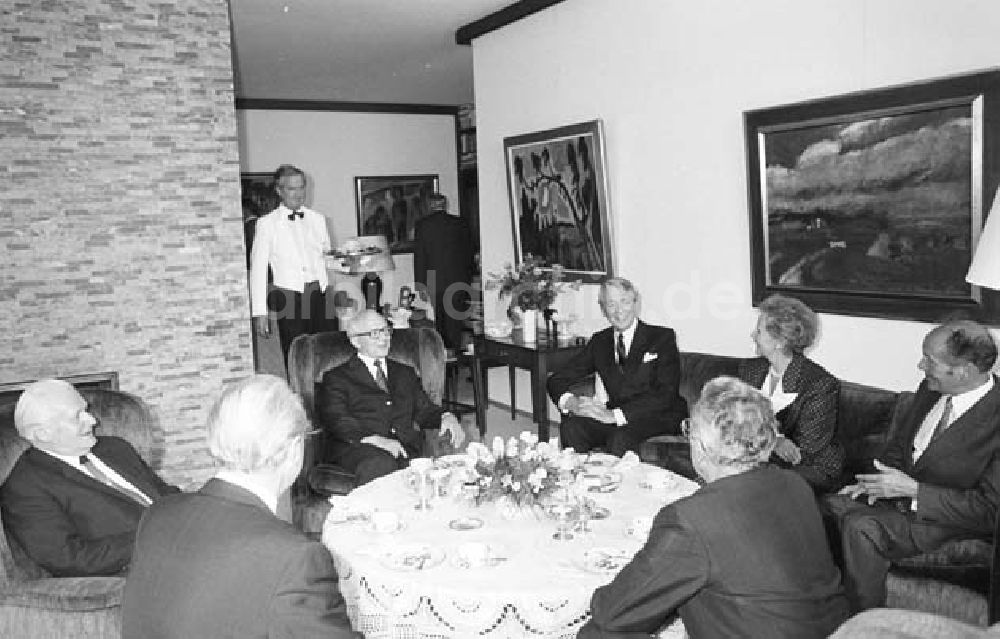 DDR-Bildarchiv: Essen - Honecker-Besuch in Essen