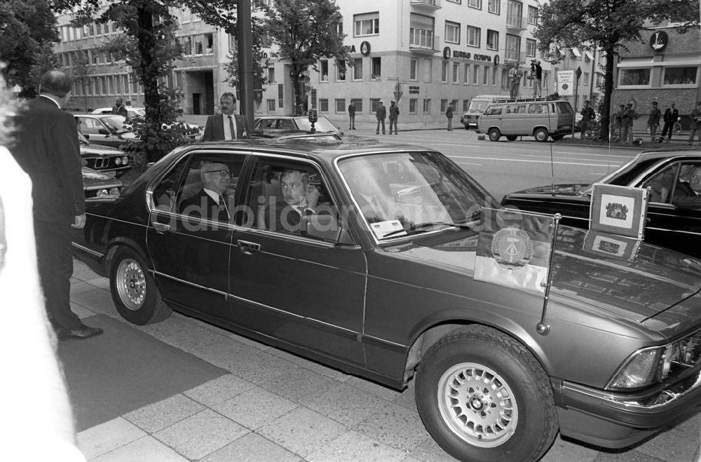 DDR-Fotoarchiv: München - Honecker-Besuch in München