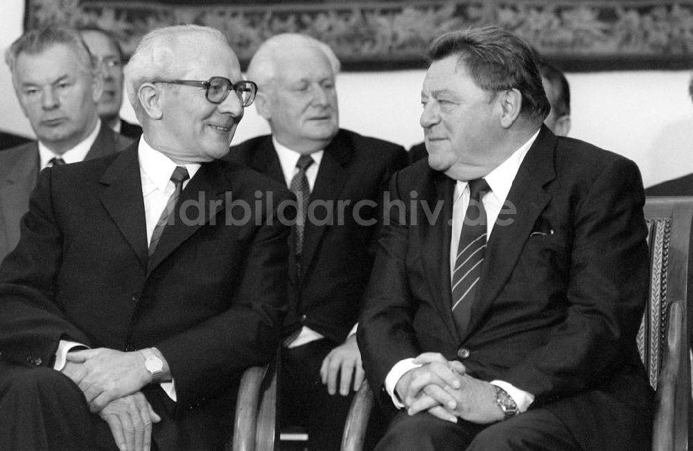 DDR-Fotoarchiv: München - Honecker-Besuch in München