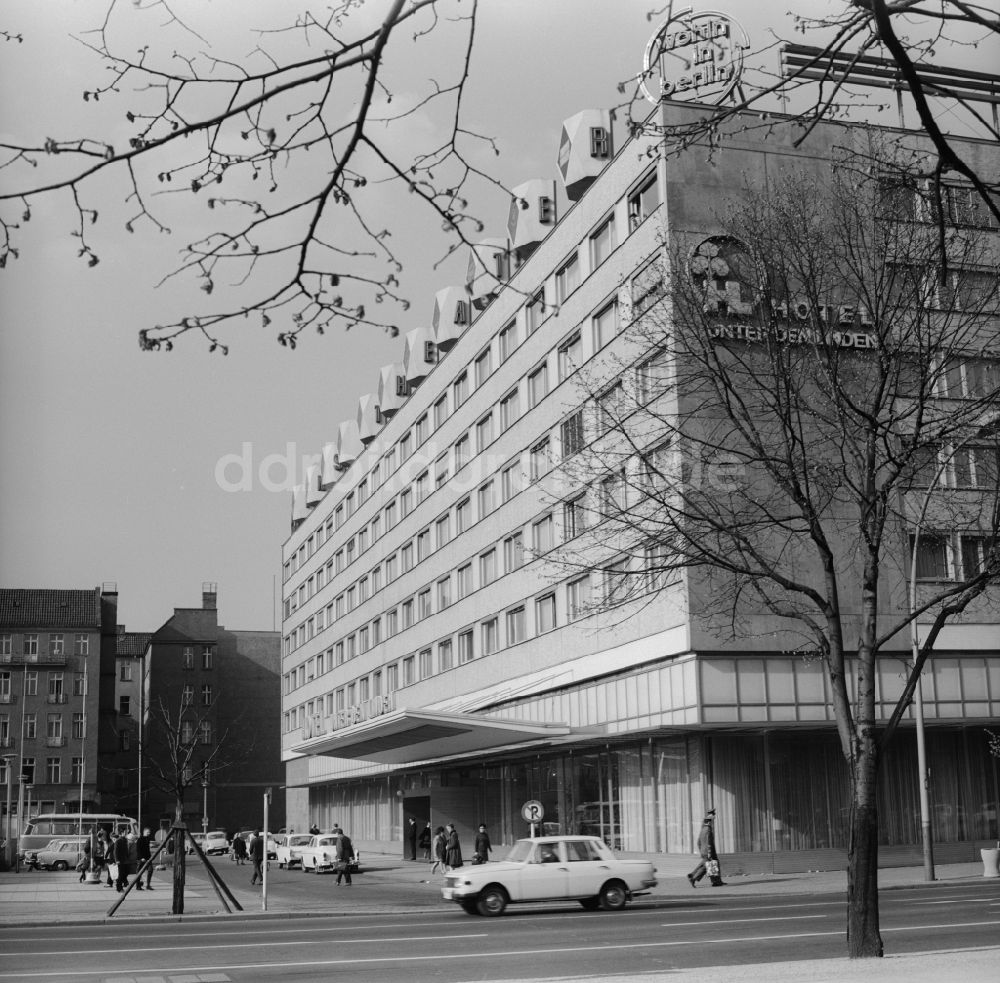 DDR-Fotoarchiv: Berlin - Mitte - Hotel Unter den Linden in Berlin - Mitte