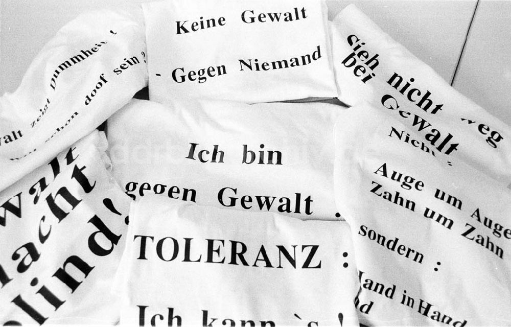 Berlin: Ideenwettbewerb gegen Ausländerhaß vom Berliner Senat 15.09.1992