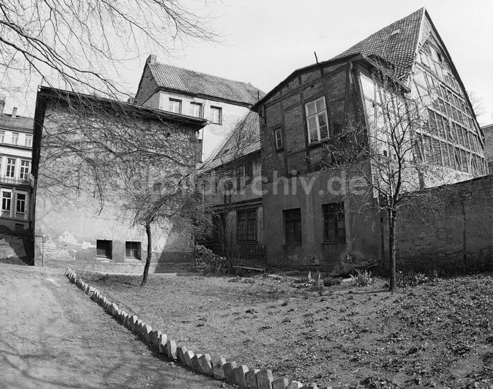 DDR-Bildarchiv: Halberstadt - Innenhof Unter den Weiden in Halberstadt in Sachsen-Anhalt in der DDR