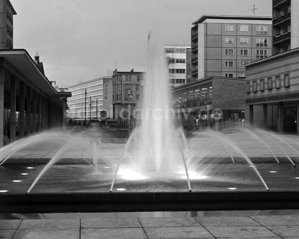 DDR-Fotoarchiv: Karl-Marx-Stadt (heute Chemnitz) - Innenstadt von Karl-Marx-Stadt