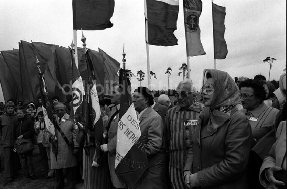 DDR-Bildarchiv: Sachsenhausen - 35. Jahrestag der Befreiung in Sachsenhausen. Kundgebung. (482)