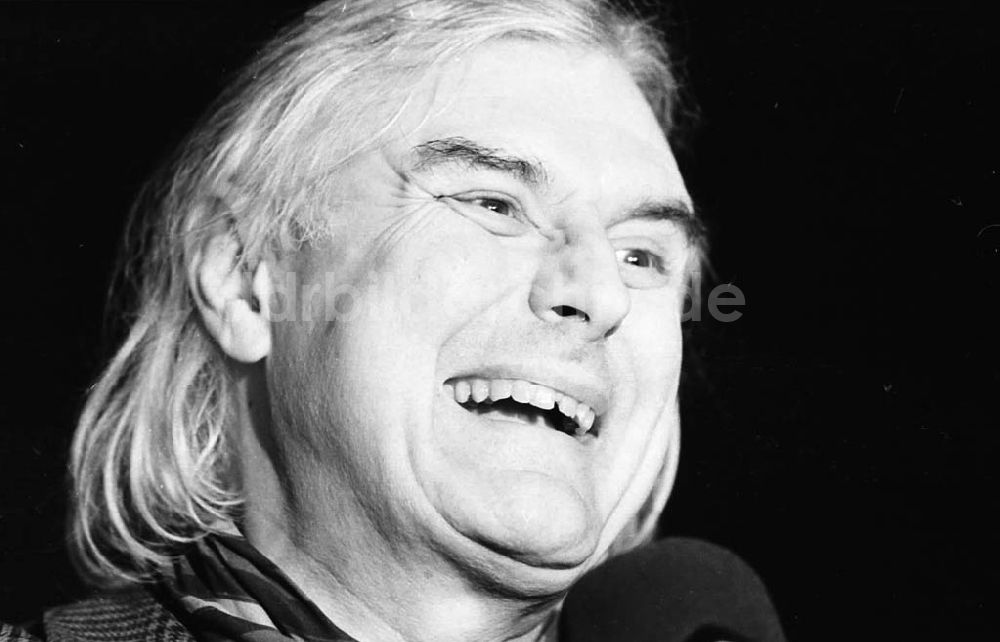 DDR-Fotoarchiv: - 27.01.92 Kabarettist Dieter Kittner