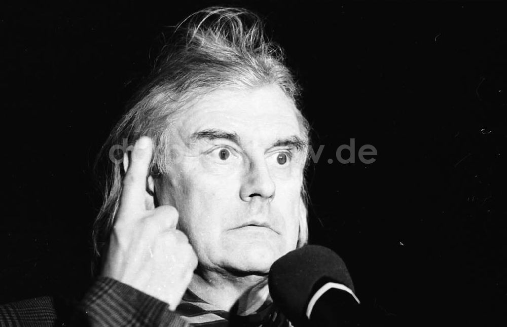 DDR-Bildarchiv: - 27.01.92 Kabarettist Dieter Kittner