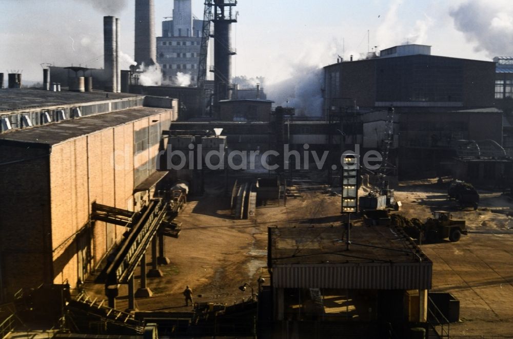 DDR-Fotoarchiv: Güstrow - Kalkofenanlage im Hofbetrieb VEB Zuckerfabrik Nordkristall Güstrow in Güstrow in Mecklenburg-Vorpommern in der DDR