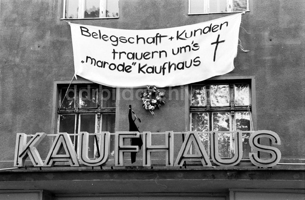 DDR-Fotoarchiv: - Kaufhaus Karlshorst Umschlagnummer: 7531