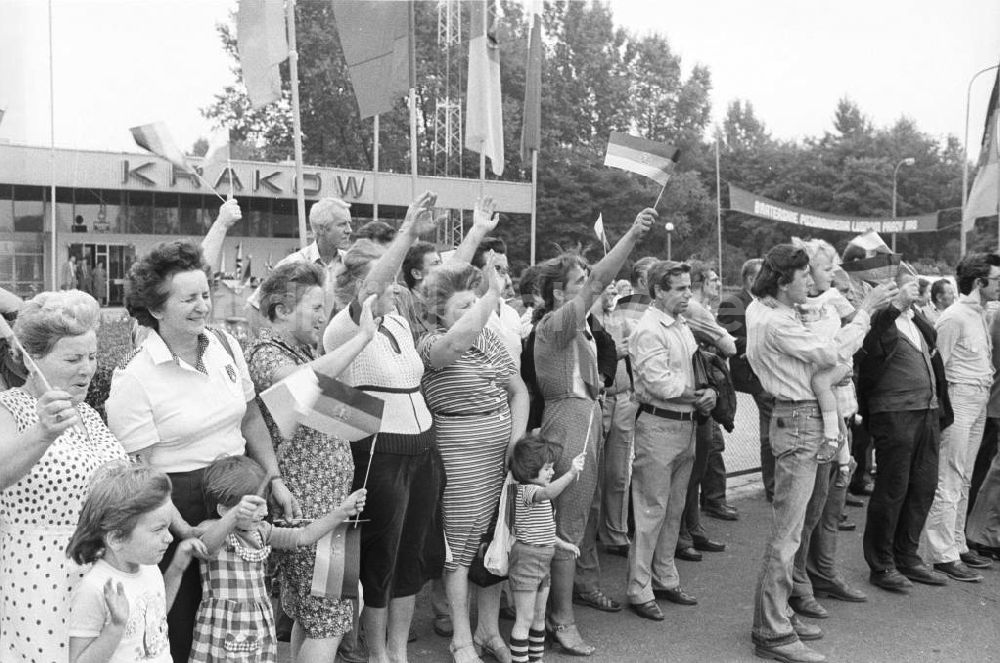 DDR-Fotoarchiv: Krakau - Krakau Staatsbesuch Honecker