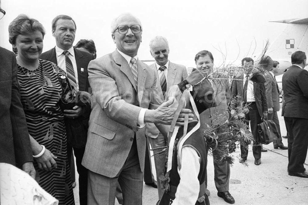Krakau: Krakau Staatsbesuch Honecker