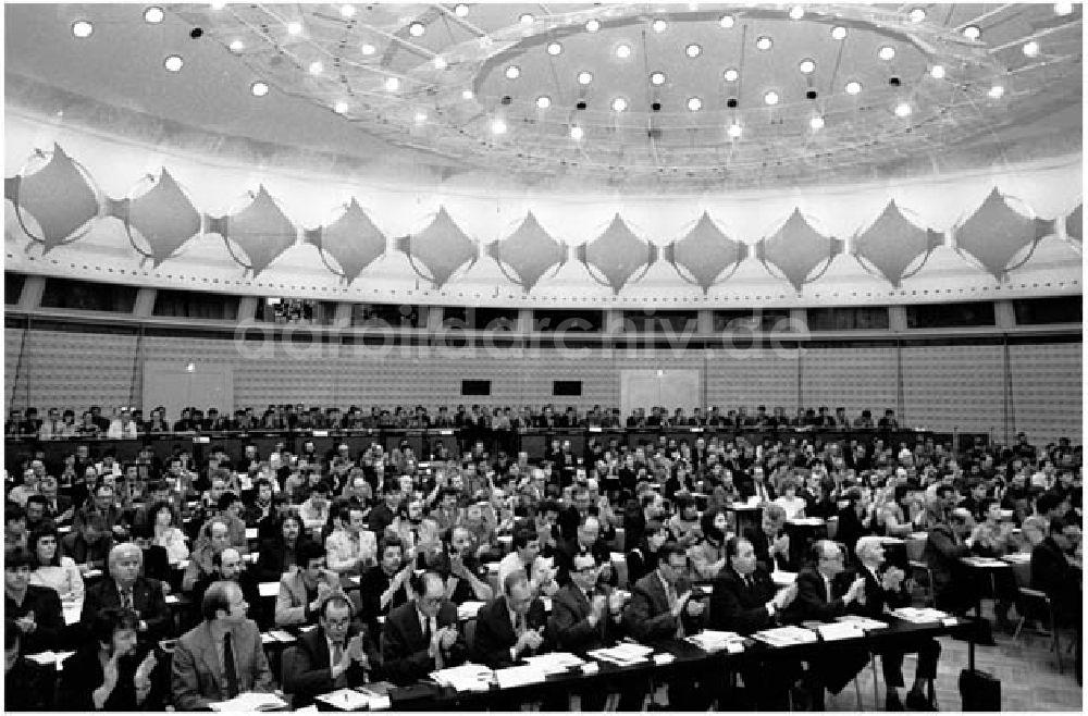 Cottbus: 18.01.1986 Kreisdelegiertenkonferenz in Cottbus mit Hr. Walde.