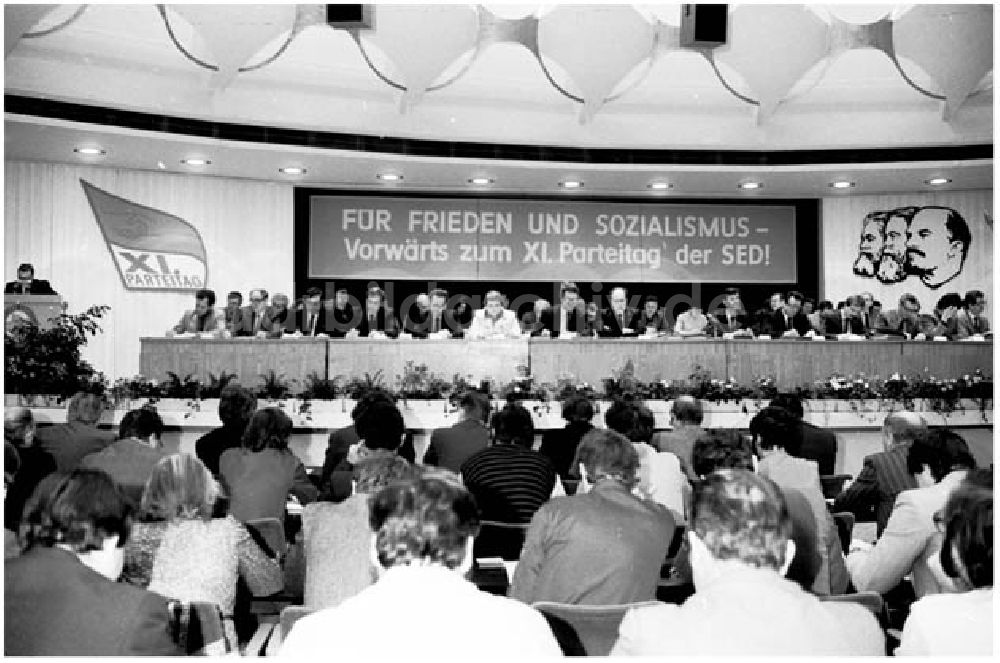 Cottbus: 18.01.1986 Kreisdelegiertenkonferenz in Cottbus mit Hr. Walde.