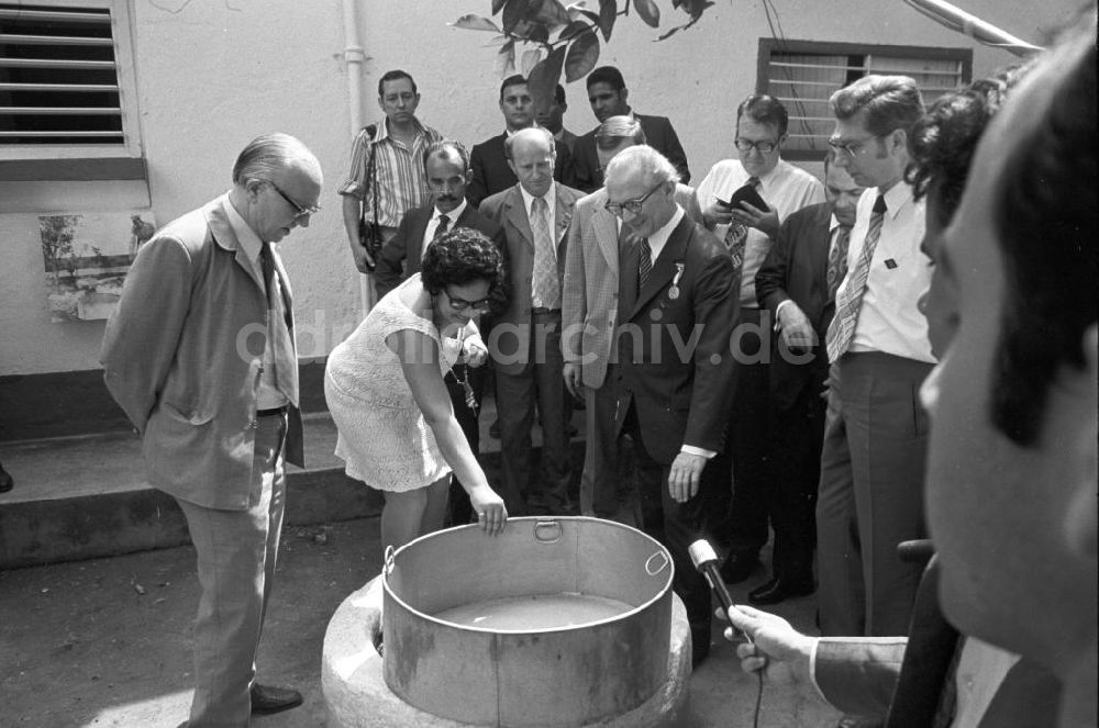 DDR-Bildarchiv: Siboney - Kuba / Cuba - Staatsbesuch Erich Honecker 1974, Siboney