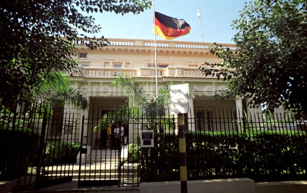 DDR-Bildarchiv: Havanna - Kuba historisch - DDR-Botschaft in Havanna 1972