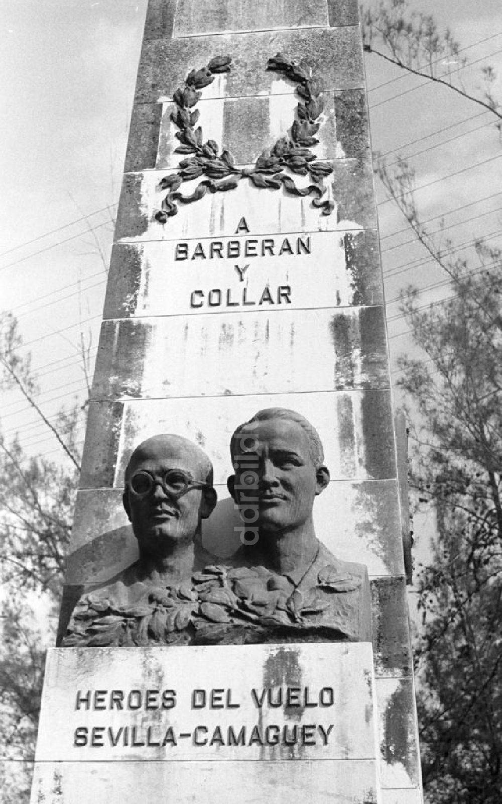 DDR-Bildarchiv: Camagüey - Kuba historisch - Denkmal in Camagüey 1972