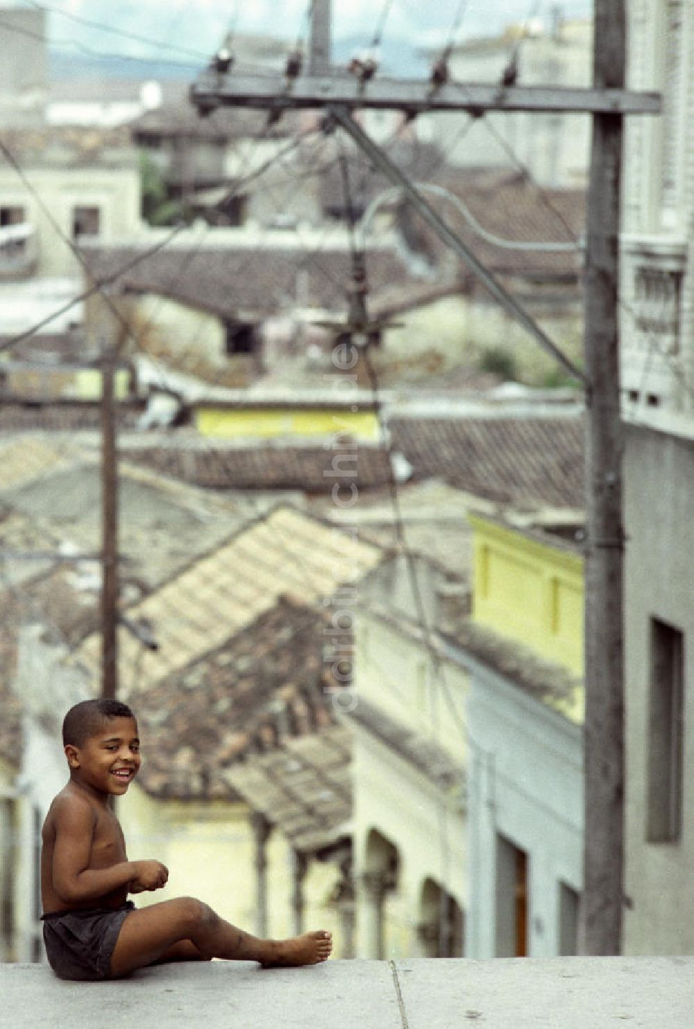 Santiago de Cuba: Kuba historisch - Kinder 1972