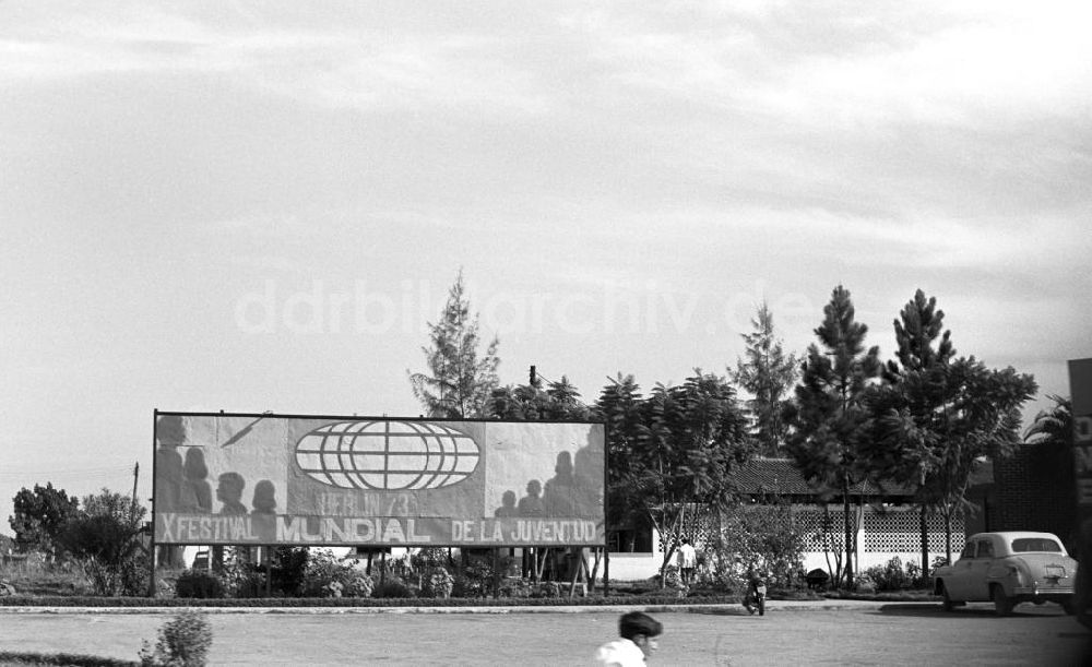 DDR-Bildarchiv: Cardenas - Kuba historisch - Weltfestspiele 1972