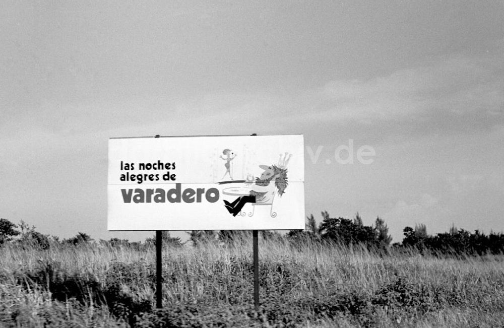 DDR-Fotoarchiv: Varadero - Kuba historisch - Werbung Varadero 1972