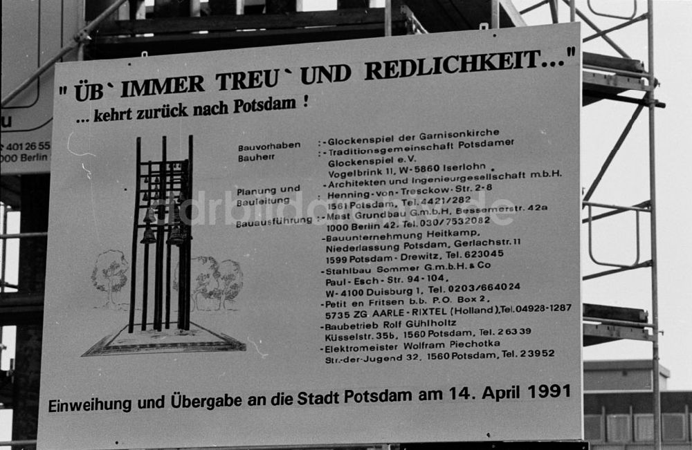 : Land Brandenburg Glockenspiel in der Garnisonskirche Umschlagnummer: 7325