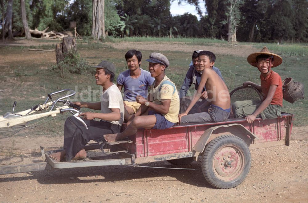 Nam Ngum: Laos historisch - Landwirtschaft 1976