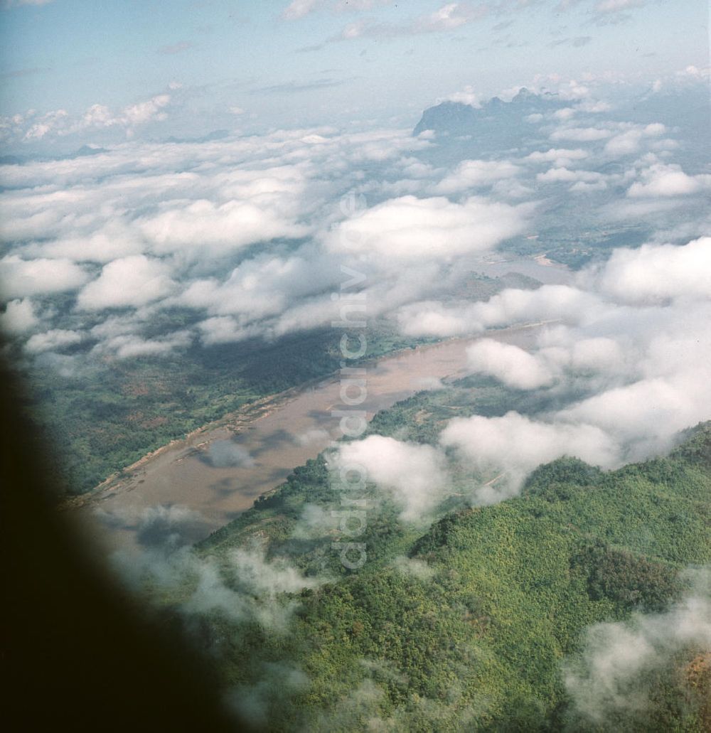 DDR-Bildarchiv: Vientiane Provinz - Laos historisch - Luftaufnahme 1976