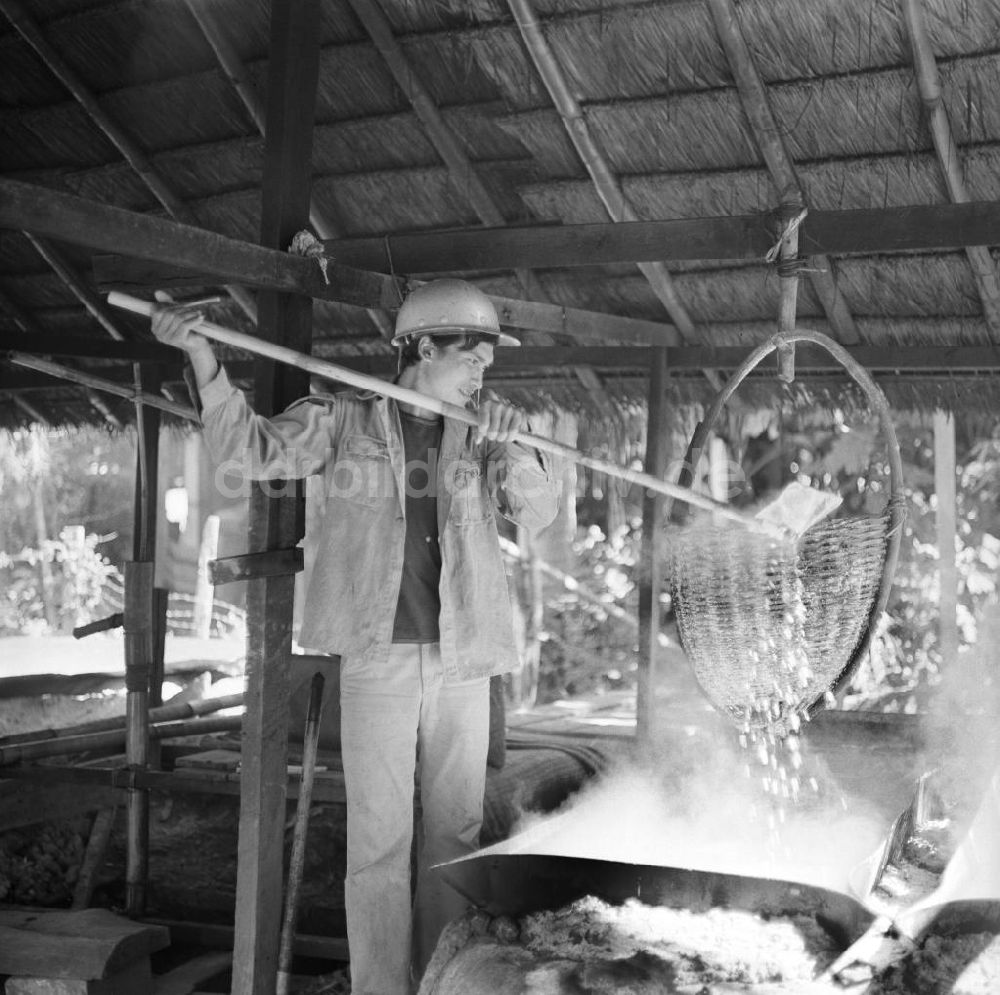 DDR-Bildarchiv: Ang Nam Ngum - Laos historisch - Salzsiederdorf 1976