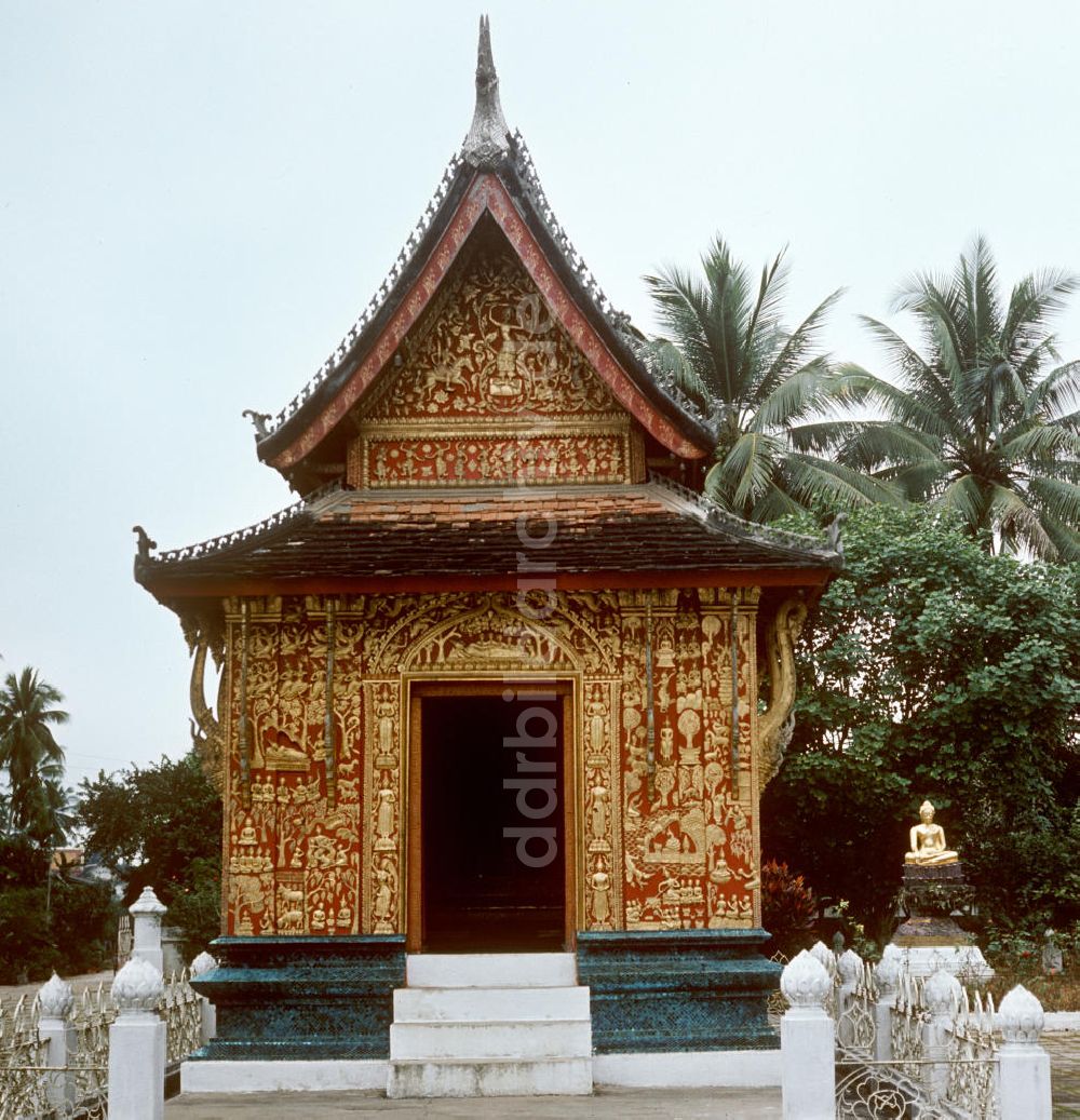 Luang Prabang: Laos historisch - Tempelanlage 1977
