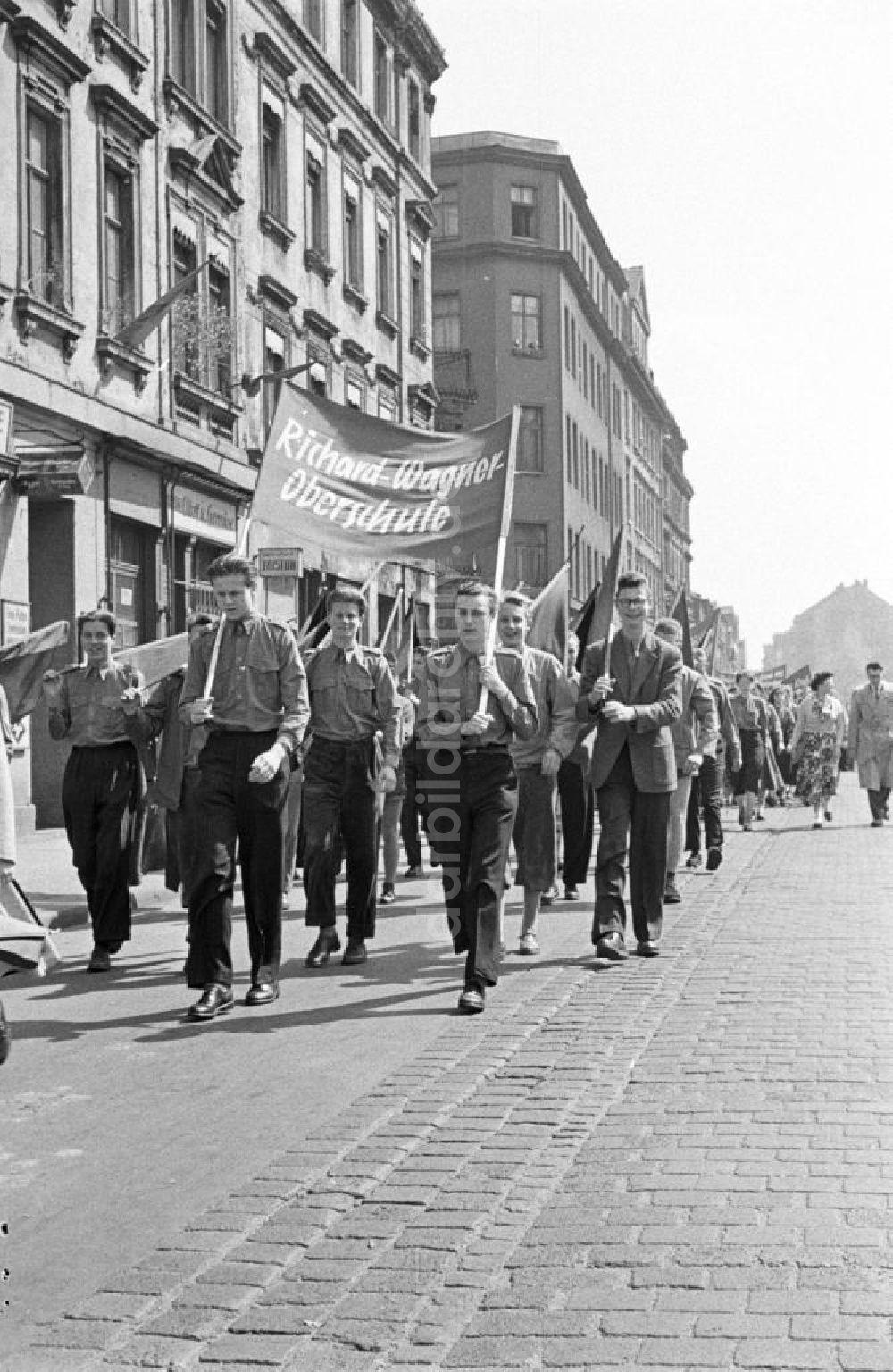 Leipzig: Leipzig - 1. Mai-Demonstration 1957