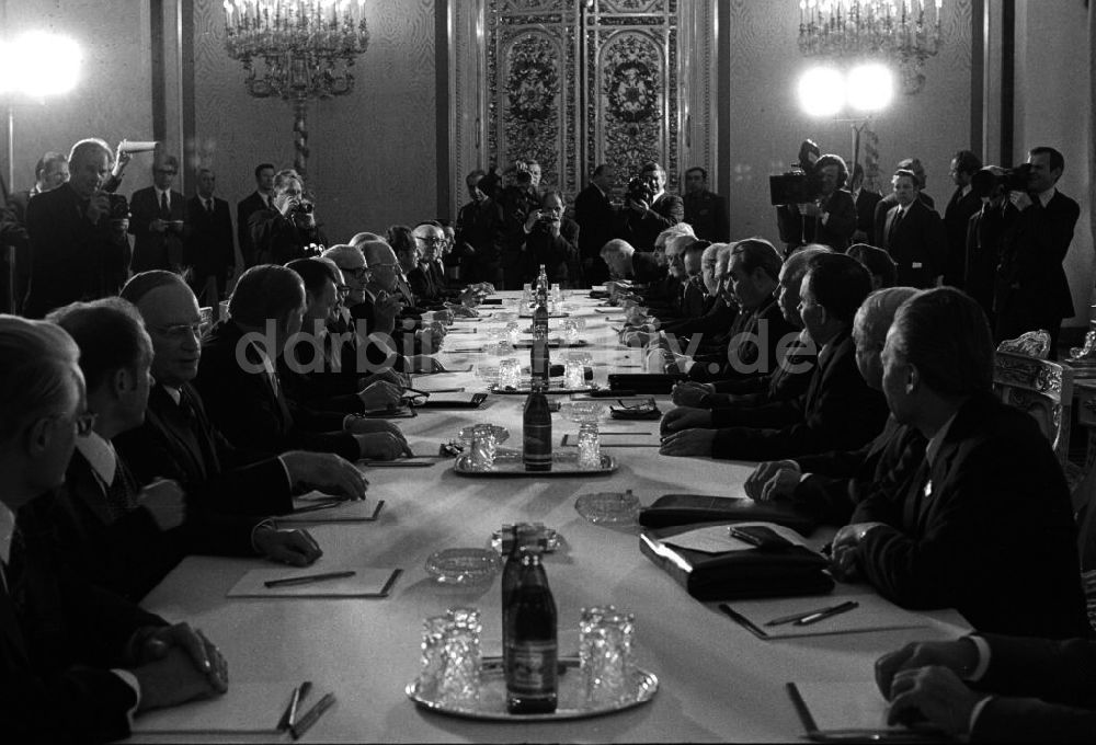 DDR-Fotoarchiv: Moskau - Leonid Breschnew empfängt Erich Honecker