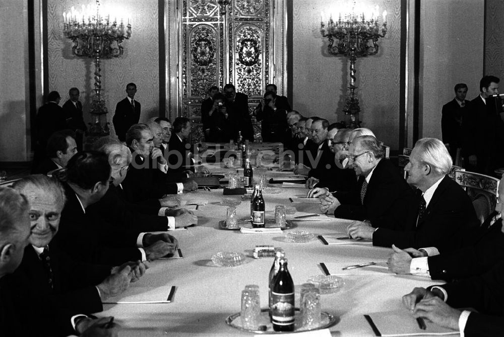 DDR-Bildarchiv: Moskau - Leonid Breschnew empfängt Erich Honecker
