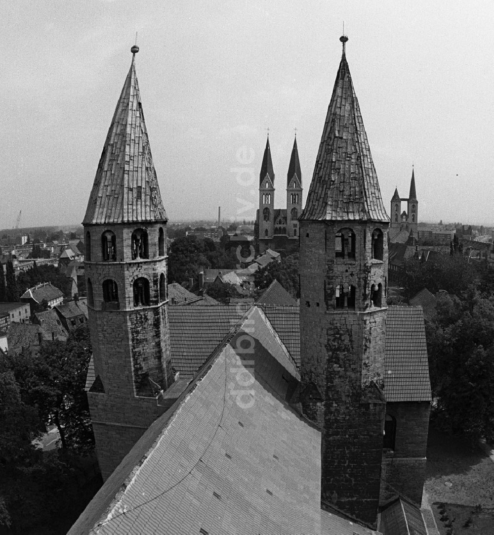 Halberstadt: Liebfrauenkirche in Halberstadt in Sachsen-Anhalt in der DDR