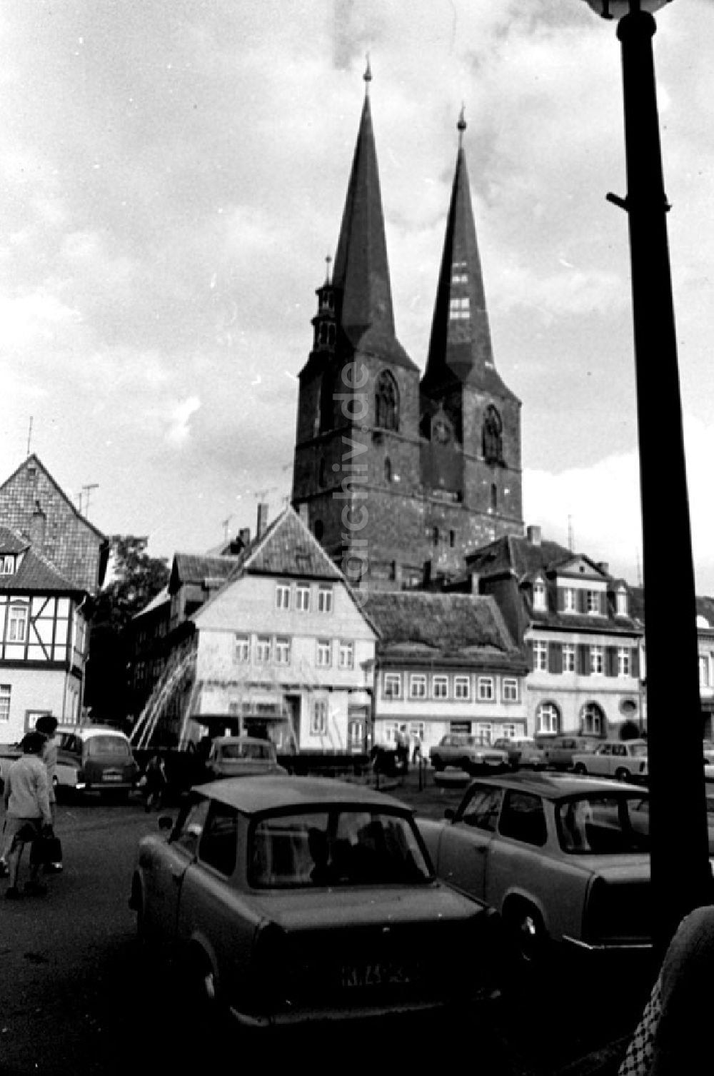 DDR-Fotoarchiv: Quedlinburg - Mai 1973 Quedlinburg Städtebild.