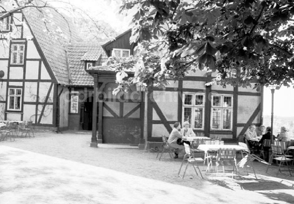 DDR-Fotoarchiv: Quedlinburg - Mai 1973 Quedlinburg Städtebild.