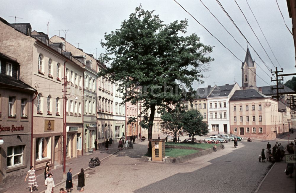 Bad Lobenstein: Marktplatz Bad Lobenstein in der DDR