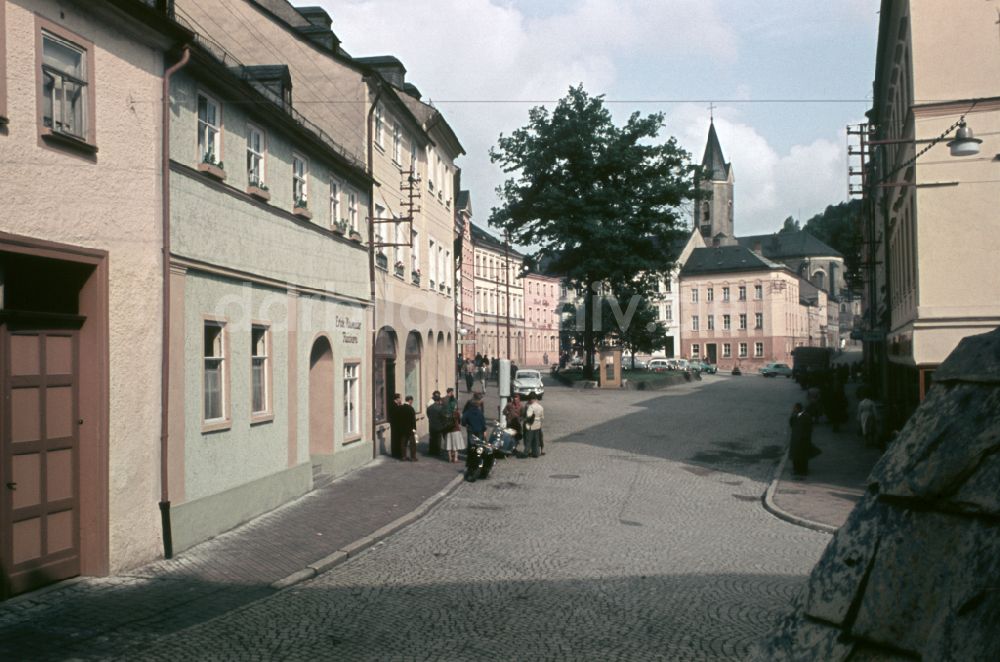 Bad Lobenstein: Marktplatz Bad Lobenstein in der DDR