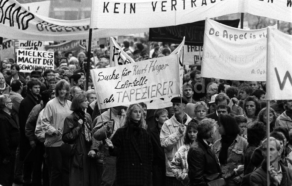 Berlin: Massendemonstration 4. November 1989