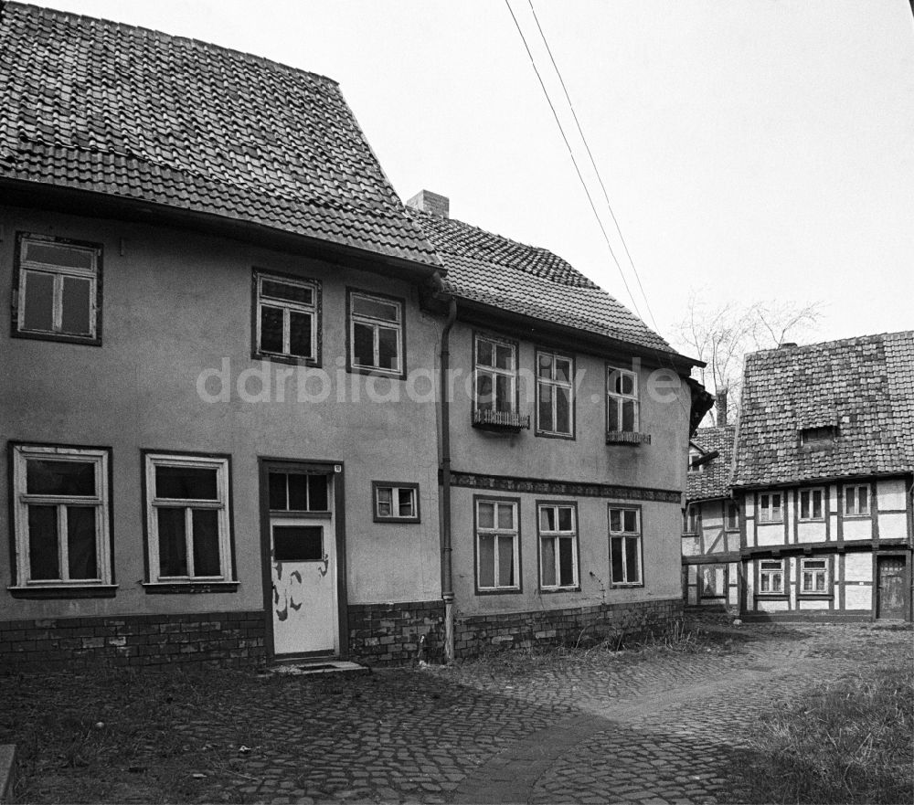 DDR-Bildarchiv: Halberstadt - Mehrfamilienhaus Grauer Hof in Halberstadt in Sachsen-Anhalt in der DDR