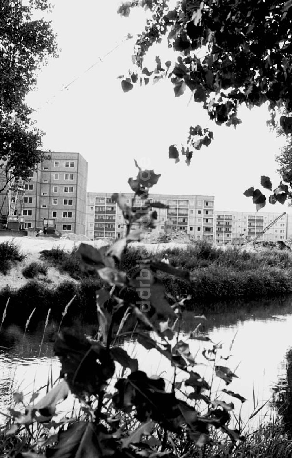 DDR-Fotoarchiv: Potsdam - 01.08.1986 Neubaugebiet Schlaatz in Potsdam.