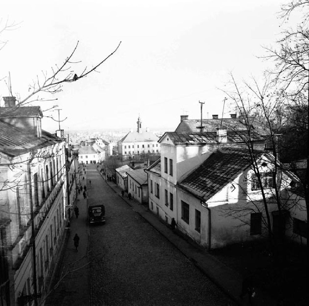 DDR-Fotoarchiv: Tartu / Estland - November 1966 Tartu in Estland: Blick auf die Stadt Universität Foto: Schönfeld