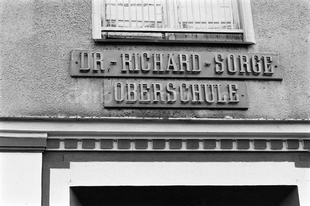 Laubusch: Oberschule OS Dr. Richard Sorge in Laubusch in Sachsen in der DDR