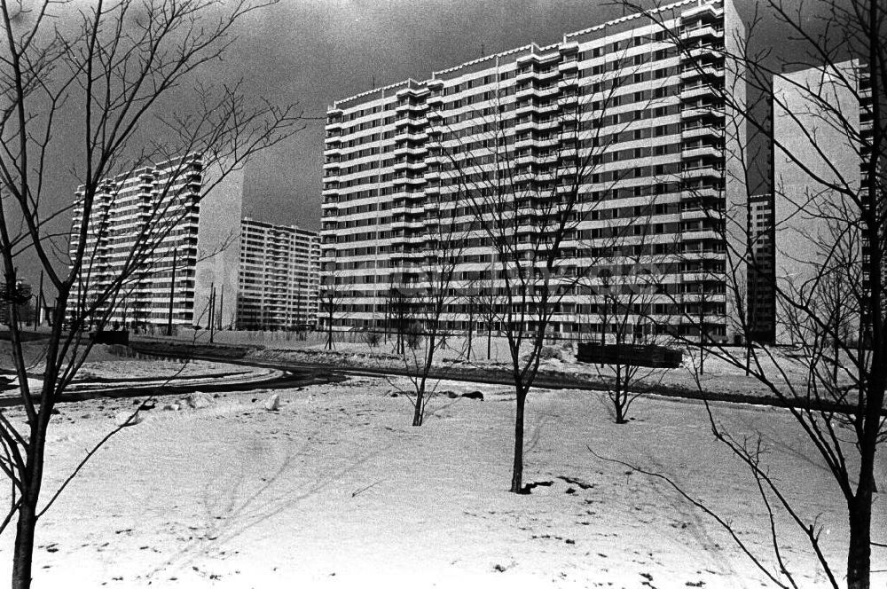 DDR-Fotoarchiv: Moskau - Olympisches Dorf in Moskau