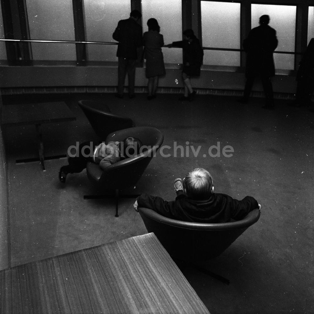 Berlin: Panoramaetage im Berliner Fernsehturm 1969