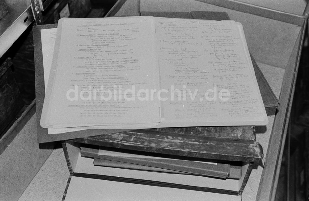 DDR-Bildarchiv: - Pieck-Dokumente Zentrales Parteiarchiv Umschlagnummer: 7369