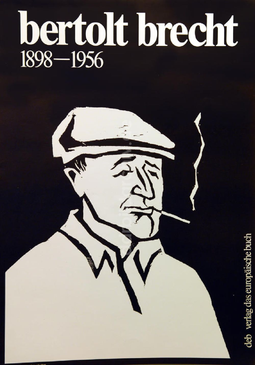 Berlin: Plakat von Herbert Sandberg bertolt brecht 1898-1965