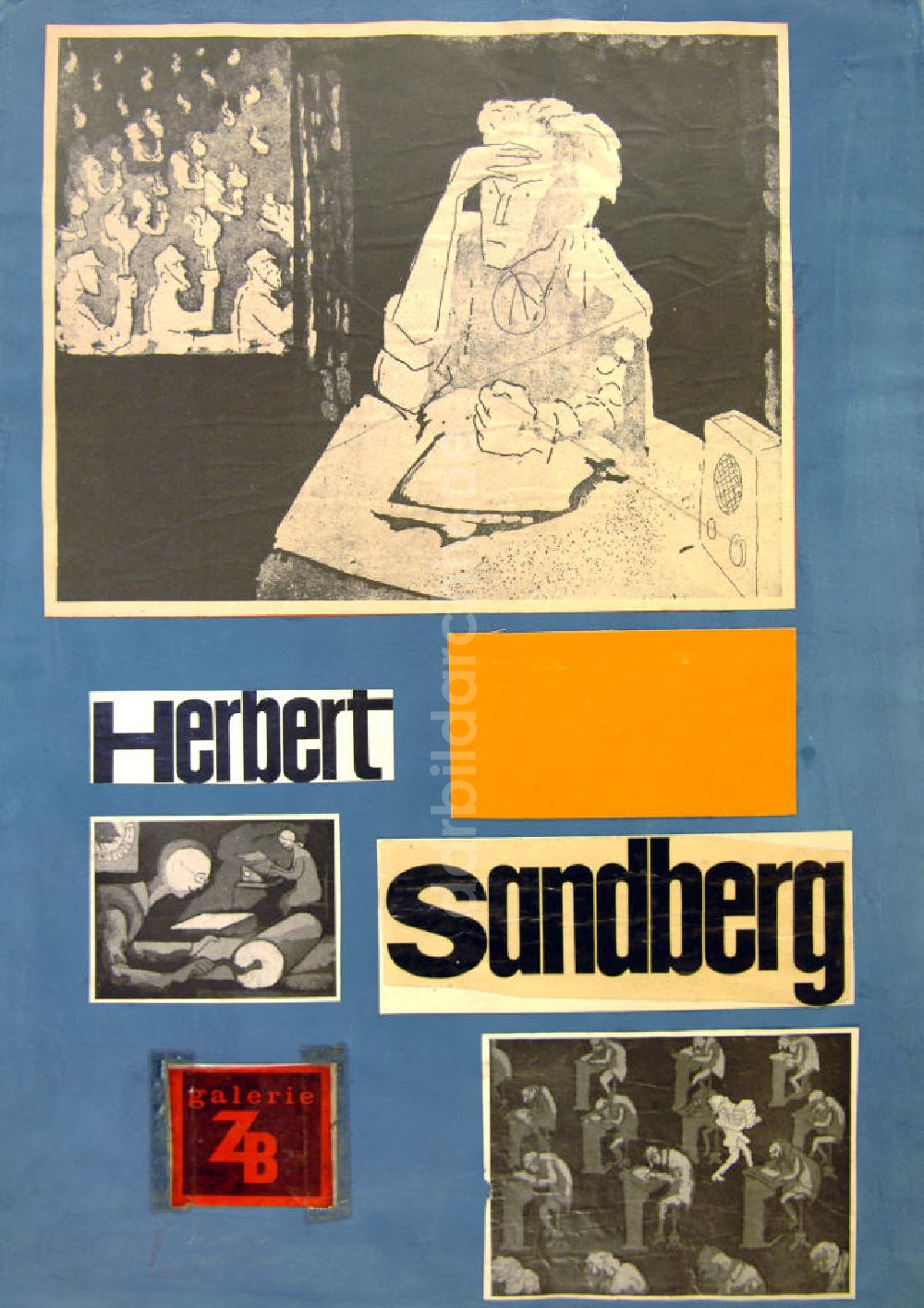 DDR-Fotoarchiv: Berlin - Plakatentwurf von Herbert Sandberg Herbert Sandberg, Galerie ZB