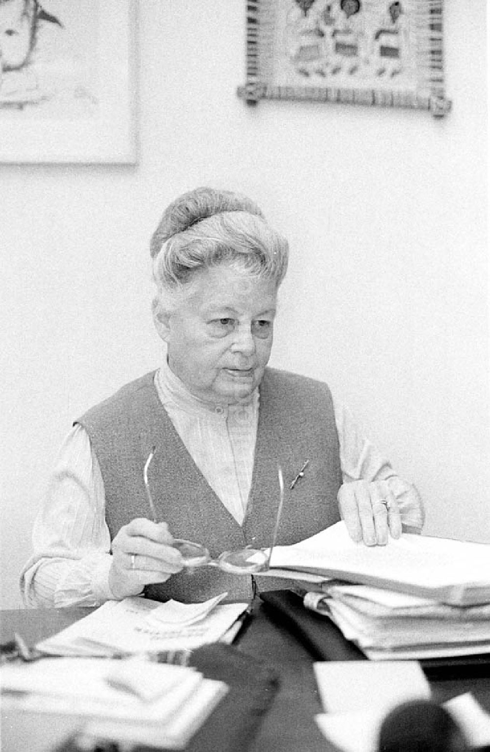 DDR-Fotoarchiv: Berlin - Porträt Ilse Rodenberg Umschlagnr.:1193 Foto: Bonitz