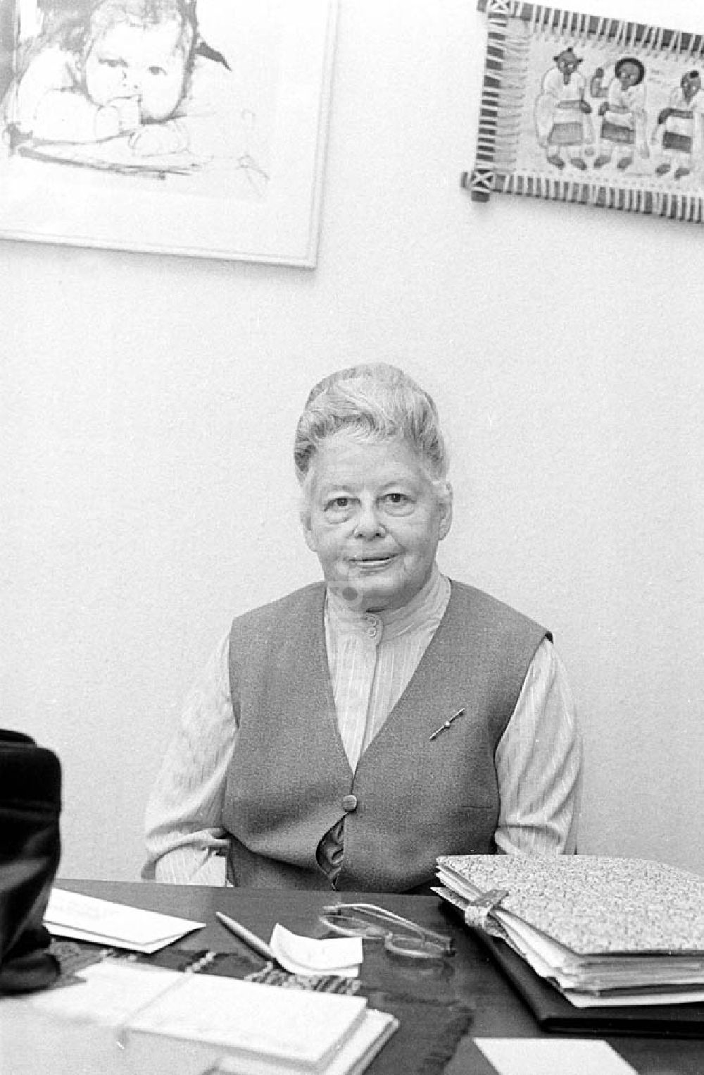 DDR-Bildarchiv: Berlin - Porträt Ilse Rodenberg Umschlagnr.:1193 Foto: Bonitz