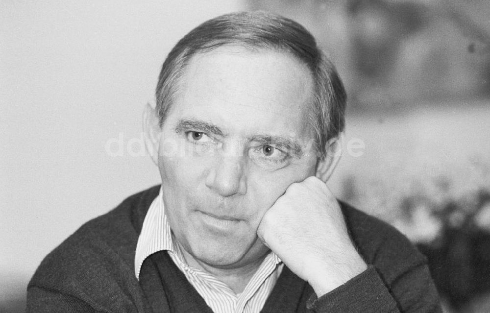 DDR-Bildarchiv: Berlin - Porträt Wolfgang Schäuble